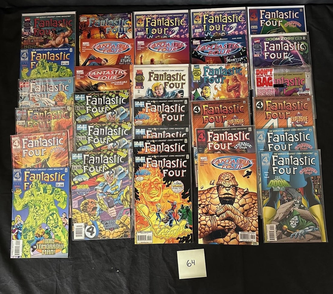 Mix of Fantastic Four Modern Age Comic Books (1 of 1)