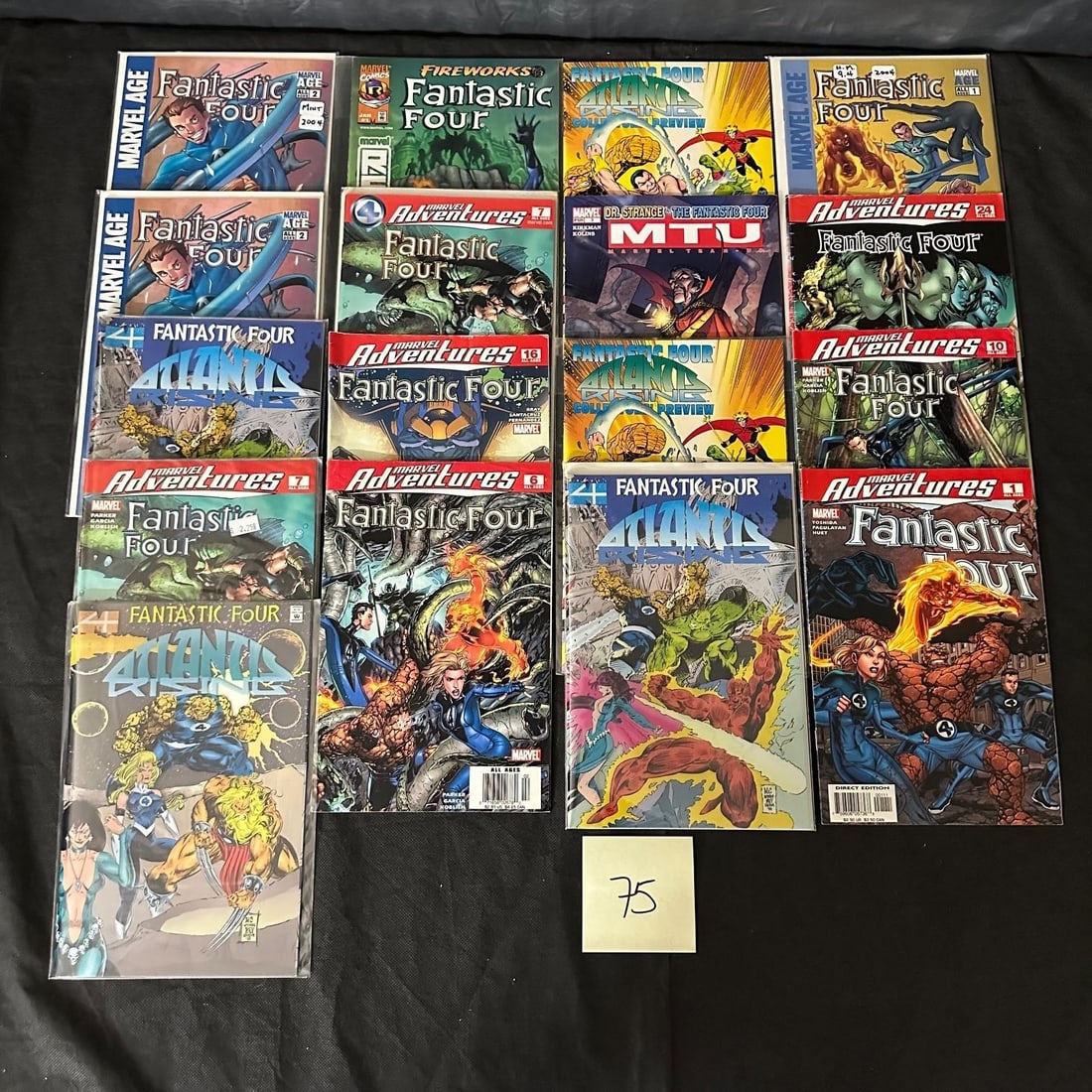 Mix of Modern Age Fantastic Four Comic Books: We offer in person or virtual previews of auction lots up until the day before the auction. All items are sold as is. Please look at pictures carefully to determine what you believe are the condition