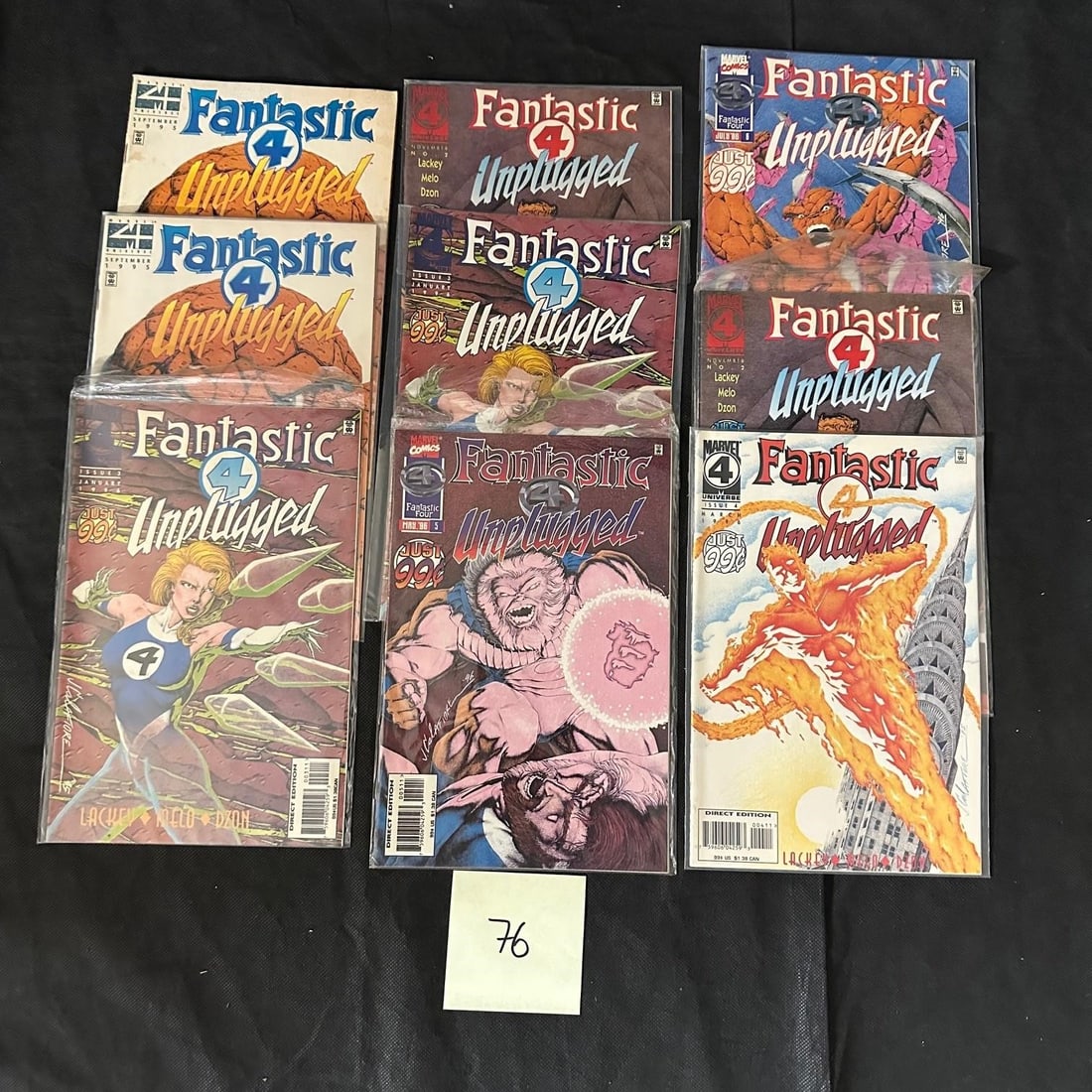 Fantastic Four Unplugged Marvel Comic Books: We offer in person or virtual previews of auction lots up until the day before the auction. All items are sold as is. Please look at pictures carefully to determine what you believe are the condition 