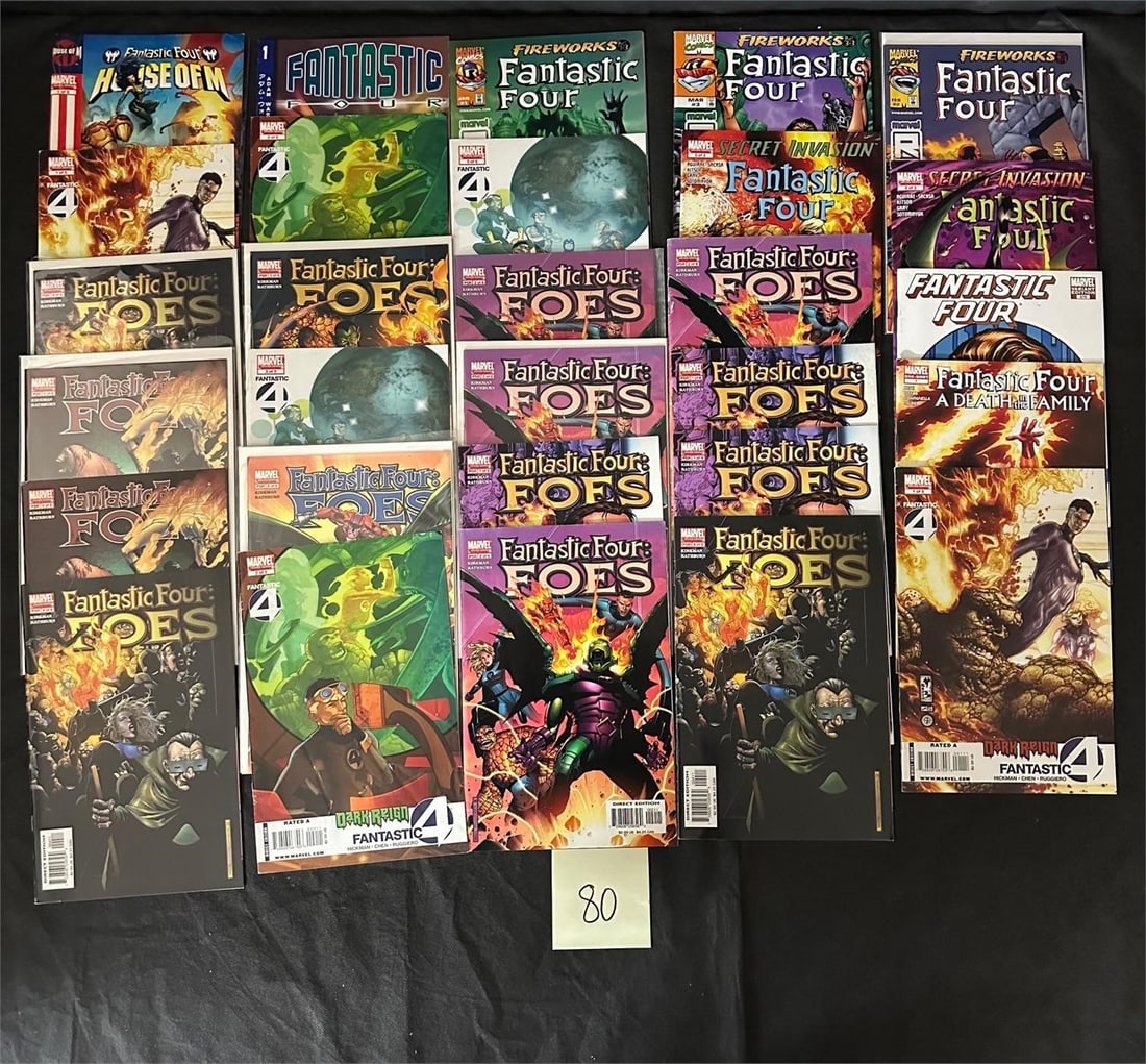 Fantastic Four Foes + Mix Issues Comic Books: We offer in person or virtual previews of auction lots up until the day before the auction. All items are sold as is. Please look at pictures carefully to determine what you believe are the condition 