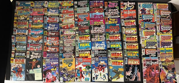 Large Mix of Marvel Copper Age Comic Books