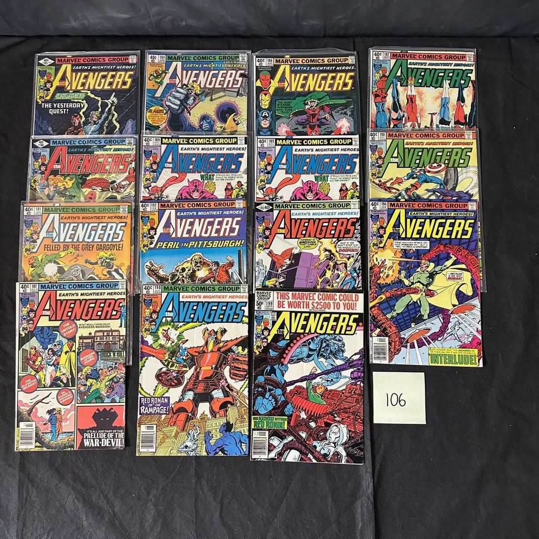 Avengers Marvel Bronze Age Comic Book Lot (1 of 1)