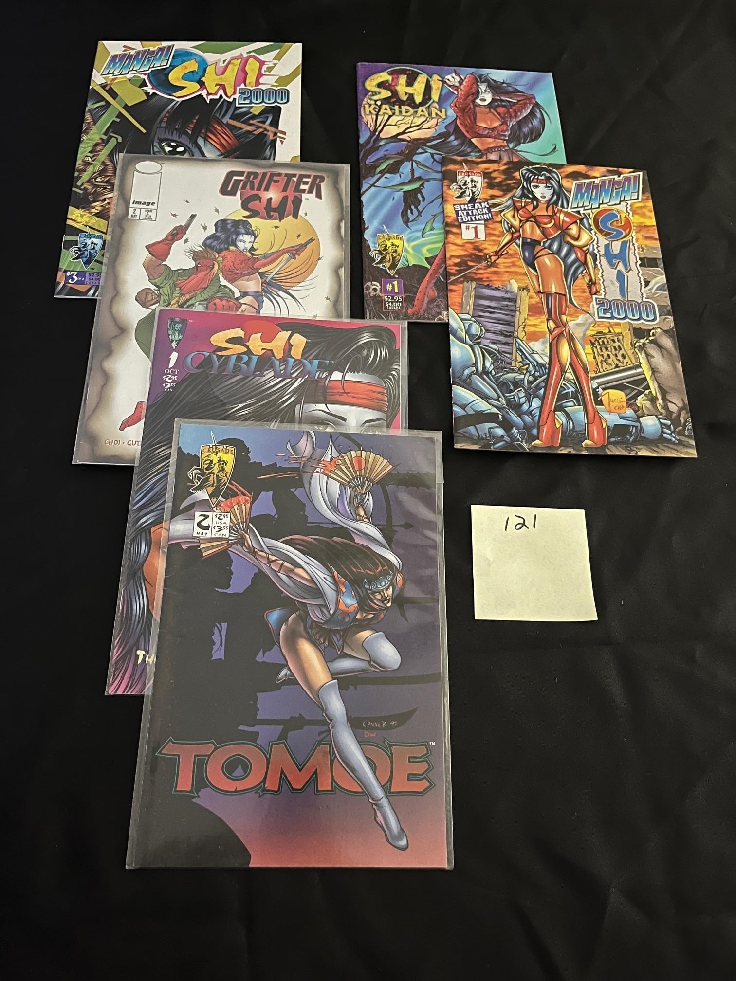 Mix of Shi Crusade Comic Books (1 of 1)