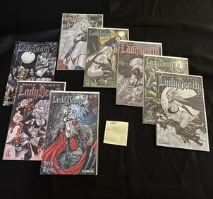 Mix of Lady Death Avatar Series Comic Books