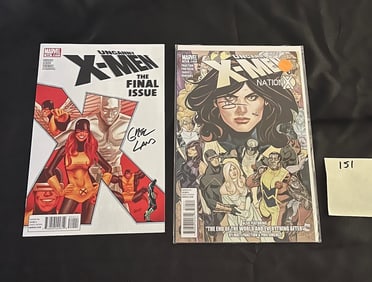 X-men 544 Last Issue Signed by Greg Land +