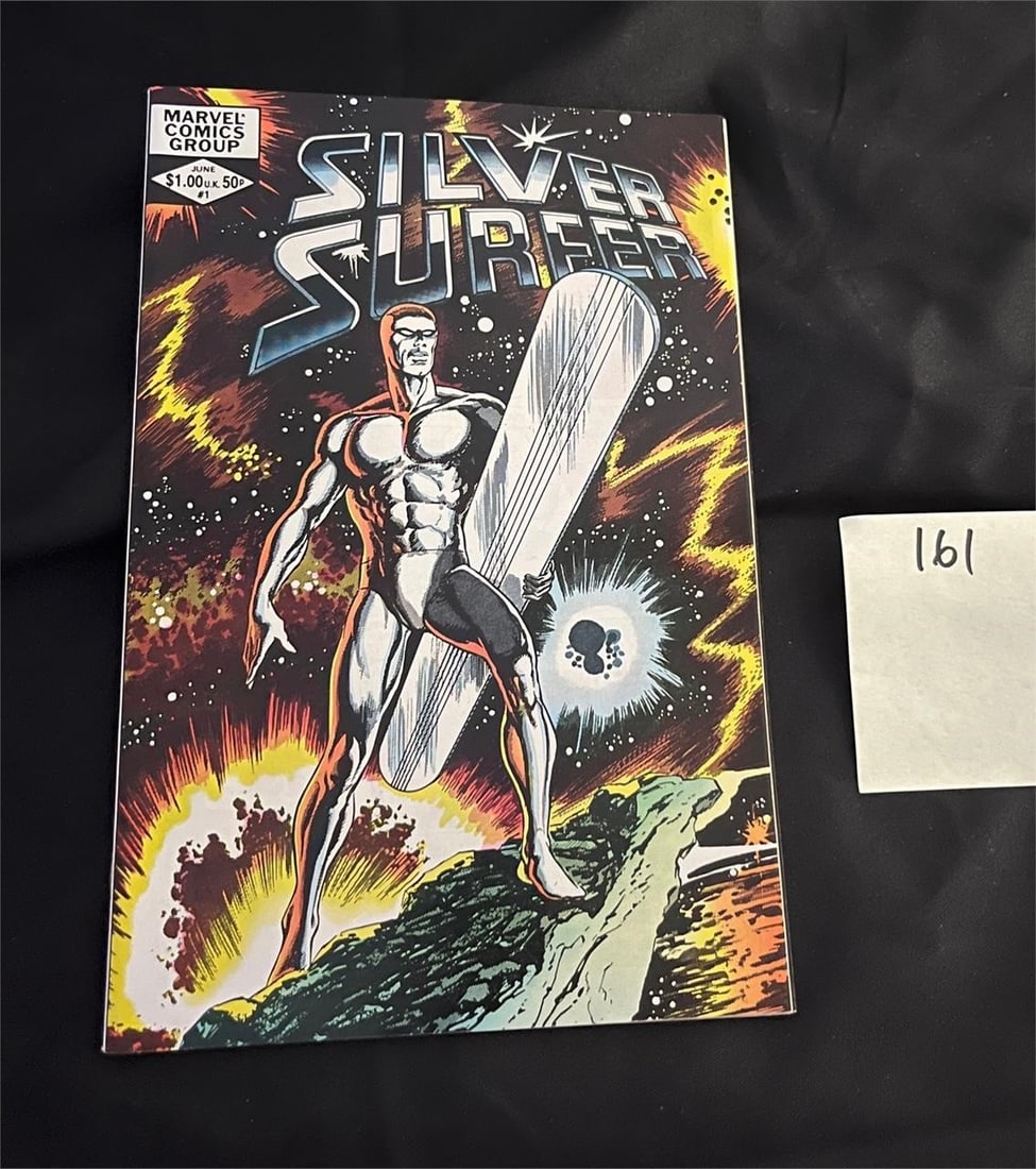 Silver Surfer 1 John Byrne Bronze Age One Shot: We offer in person or virtual previews of auction lots up until the day before the auction. All items are sold as is. Please look at pictures carefully to determine what you believe are the condition