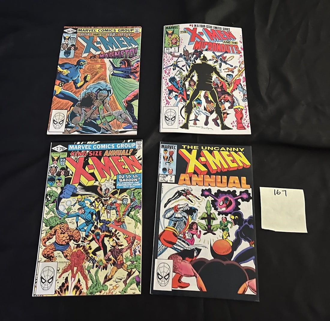 X-men Bronze Age Comics w/#150 vs. Magneto (1 of 2)