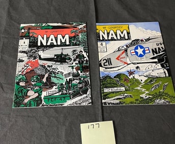 Nam 1 & 4 Bronze Age Indie Comics