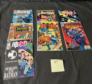 Mix of Batman Comics w/ #497 Batman Keys