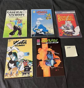 Usagi Yojimbo, Samurai Squirrel + Comics