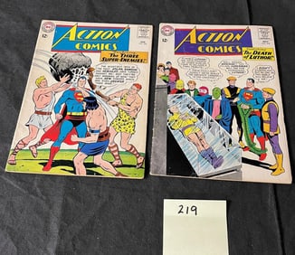 Action Comics 318 & 320 DC Silver Age
