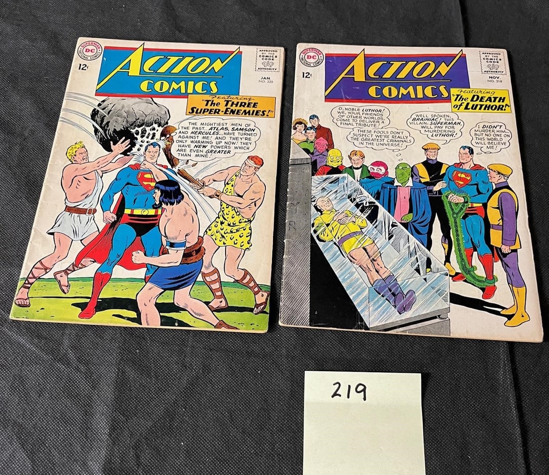 Action Comics 318 & 320 DC Silver Age (1 of 2)