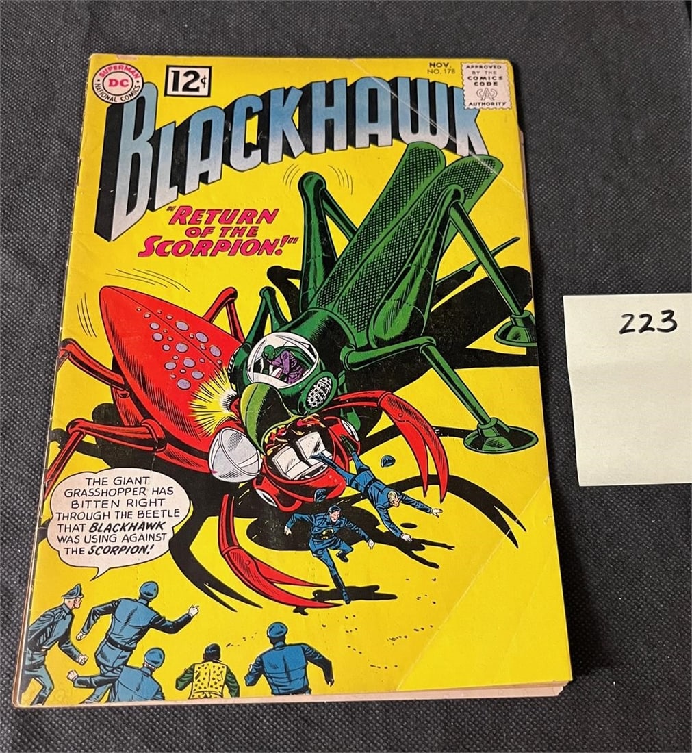 Blackhawk 178 DC Silver Age Comic Book (1 of 2)