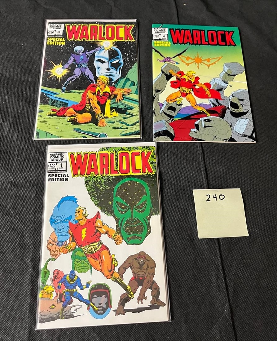Warlock Marvel Comic Books (1 of 1)