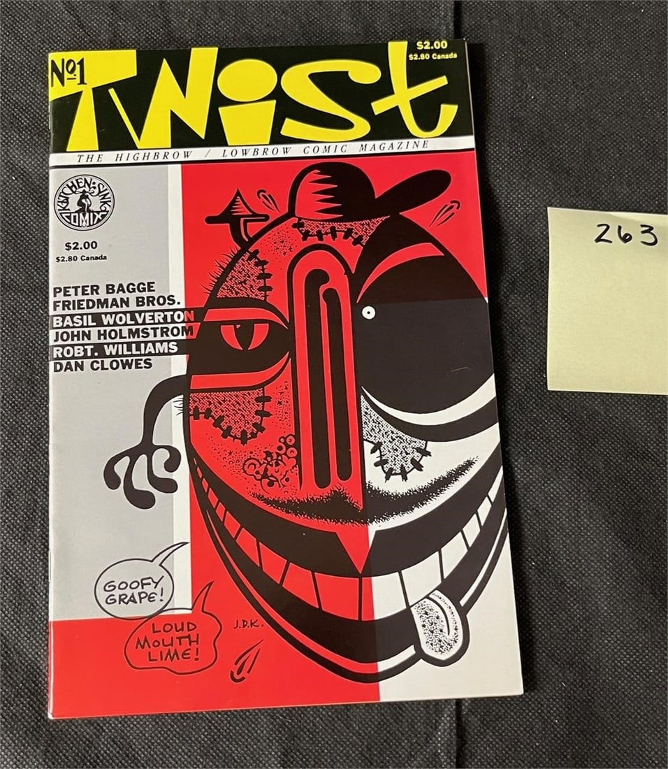 Twist 1 Basil Wolverton Art Indy Comic (1 of 2)