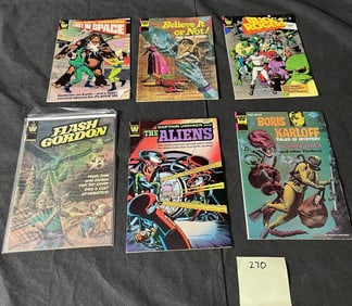 Mix of Whitman Bronze Age Sci-Fi Comics
