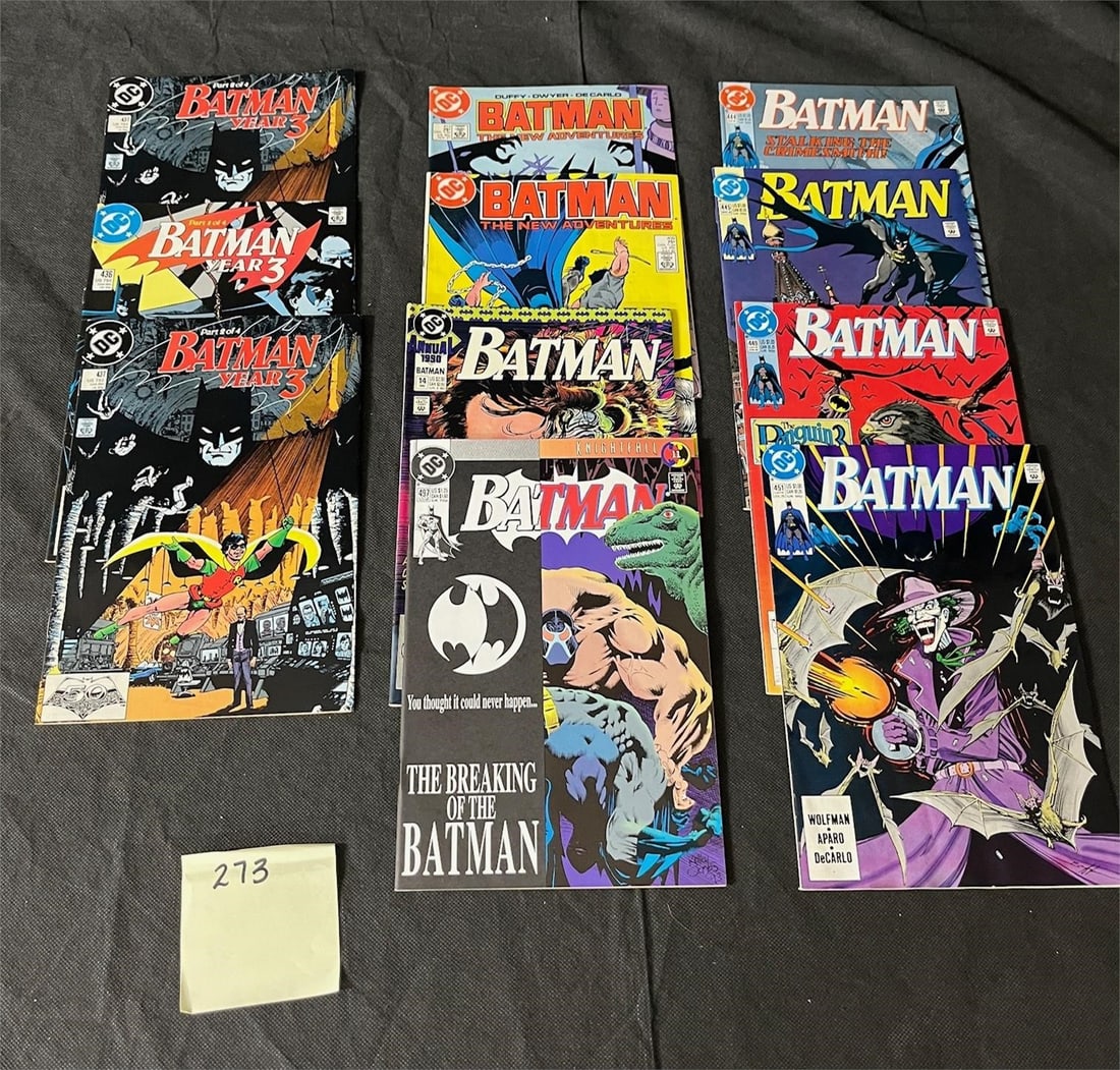 Batman Copper Age Comics w/ #497 Bane Key (1 of 2)