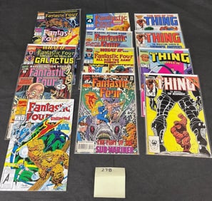 Mix of Marvel Comics w/ Thing & Fantastic Four