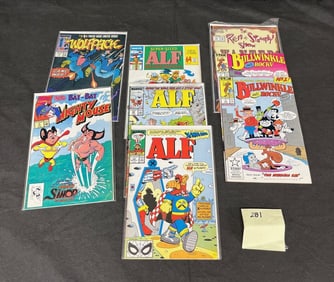 Mix of Marvel Cartoon Comics w/Alf, Mighty Mouse
