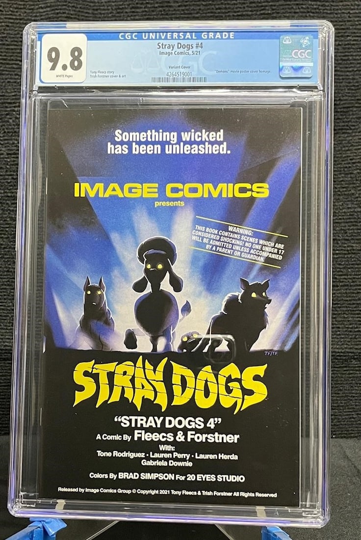 Stray Dogs 4 Variant Cover CGC 9.8 (1 of 1)