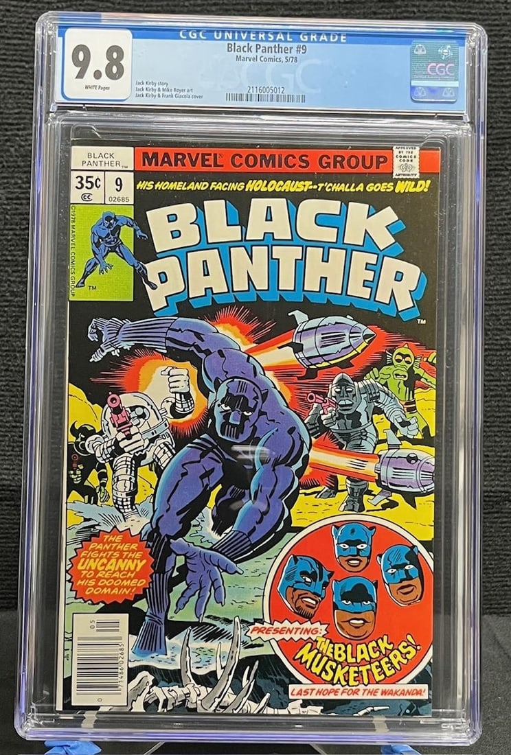 Black Panther 9 Marvel Bronze Age CGC 9.8 (1 of 1)