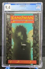 Sandman 8 CGC 9.4 1st app Death