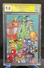 Jason David Frank & Mary Jo Johnson Signed Comic