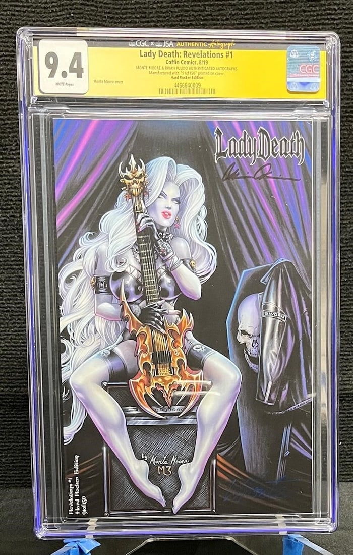 Brian Pulido, Moore Auto Lady Death Comic #91/150 (1 of 1)