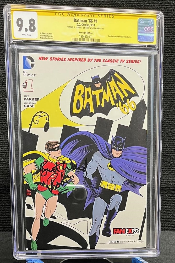 Burt Ward 'Robin' Signed Batman Comic CGC SS 9.8 (1 of 1)