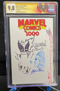 Chris Claremont, Frank Miller Original Art + 4: Whew! This one is a heavy weight! First, a Frank miller original art signed, then, Roy thomas original art signed, chris claremont art and signature, Joe Rubensteing art and signature, Plus, all on a