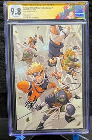 Signed TMNT/Naruto Comic CGC SS 9.8