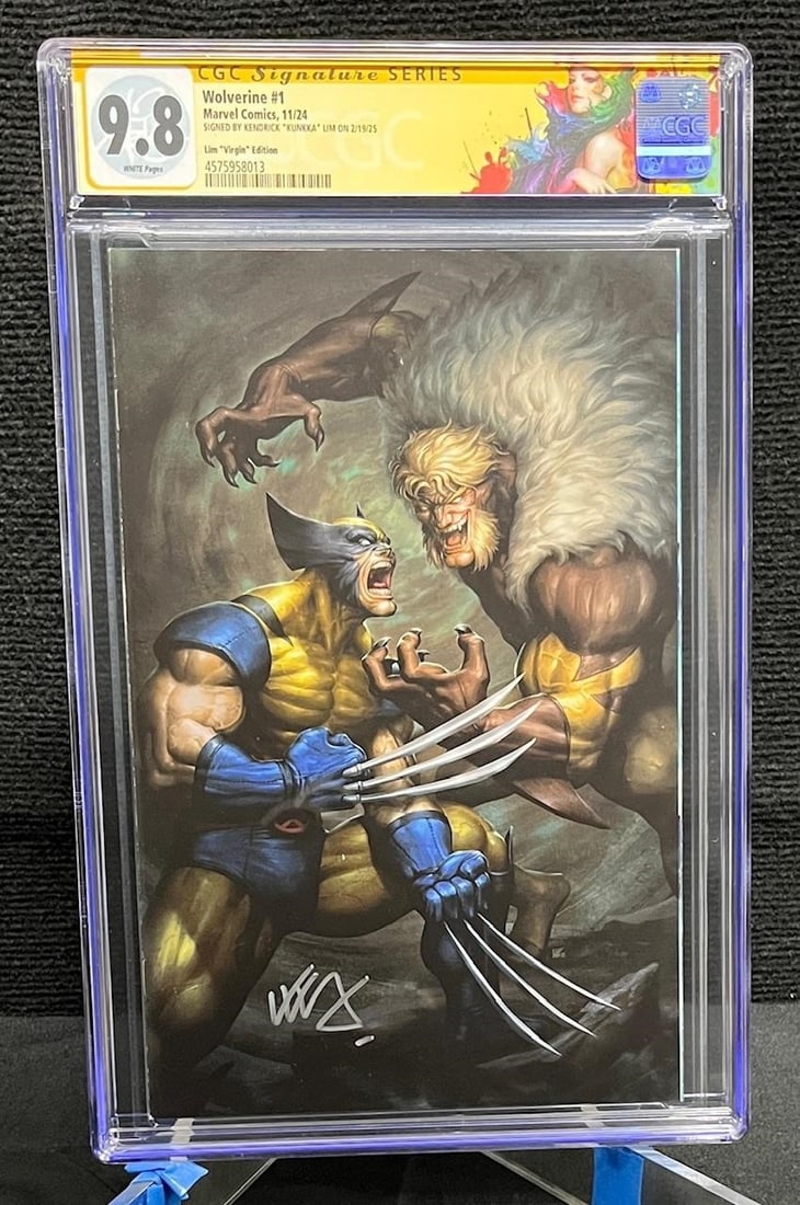 Signed Wolverine 1 Comic CGC SS 9.8 (1 of 1)