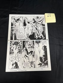 Dan Davis Signed Original Comic JSA Comic
