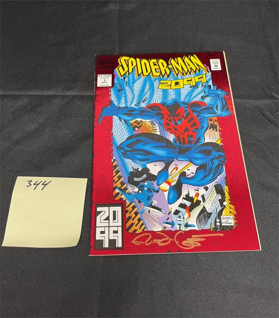 Spider-man 2099 1 Signed by Rick Leonardi (1 of 2)