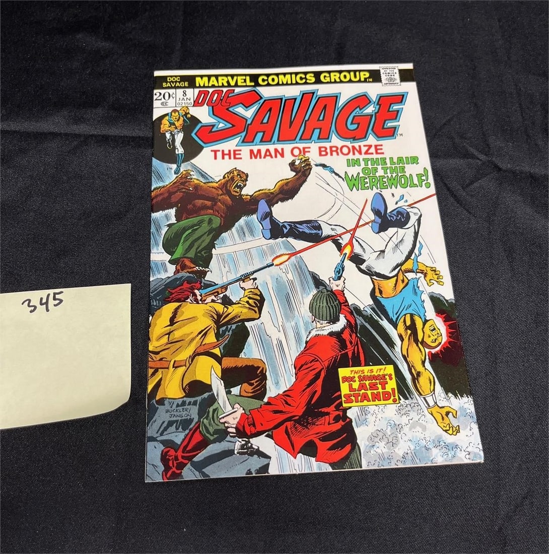 Doc Savage 8 Marvel Bronze Age vs. Werewolf (1 of 2)