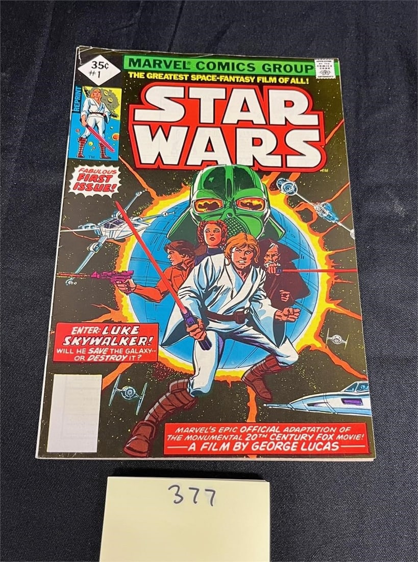 Star Wars 1 Marvel Comics .35 Cent Reprint Variant (1 of 2)