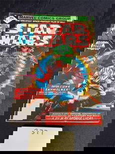 Star Wars 1 Marvel Comics .35 Cent Reprint Variant: We offer in person or virtual previews of auction lots up until the day before the auction. All items are sold as is. Please look at pictures carefully to determine what you believe are the condition