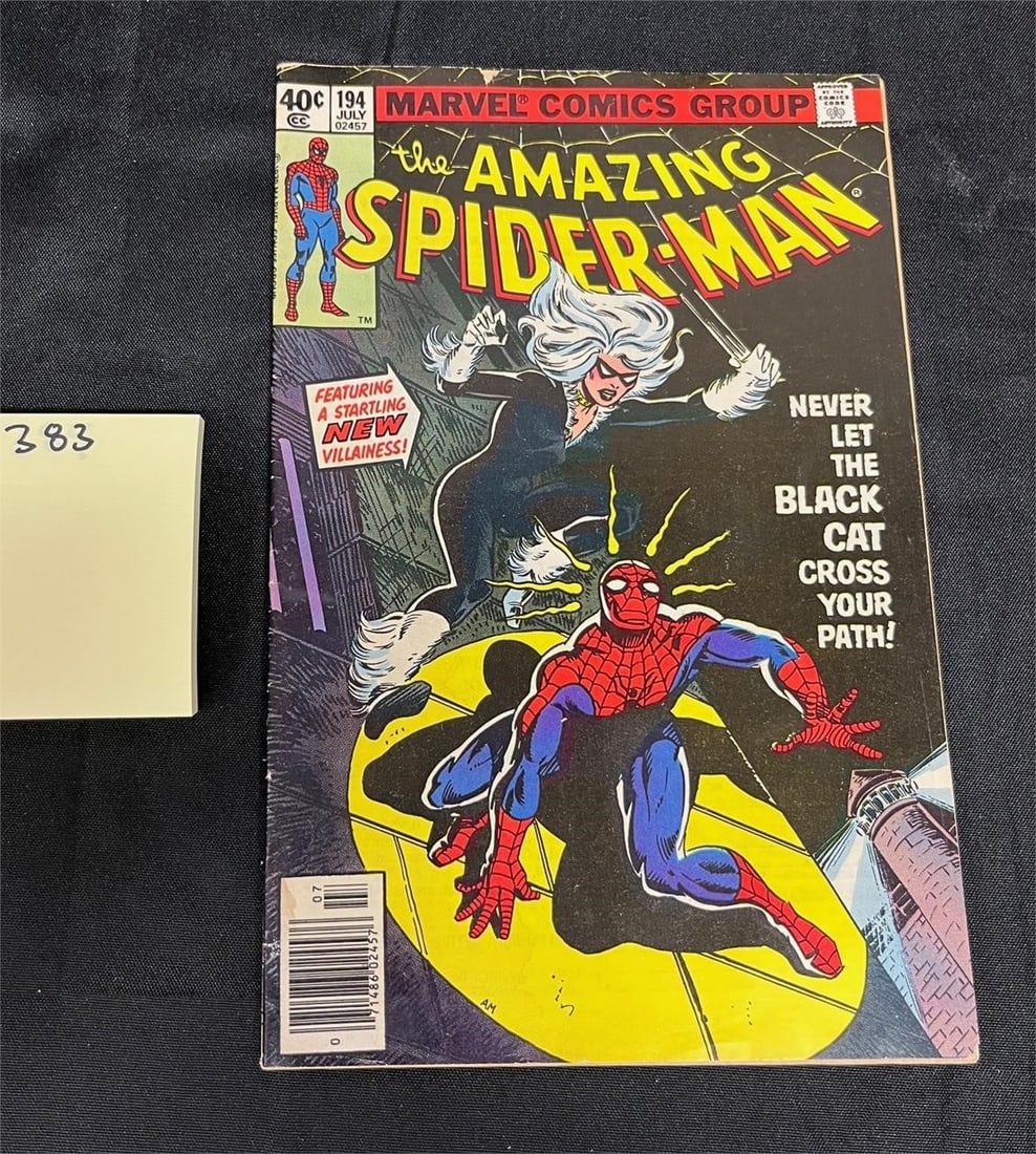 Amazing Spider-man 194 1st app Black Cat Comic (1 of 2)