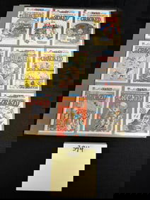 Cracked Trading Cards Appears Complete Set