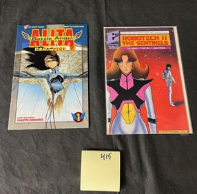 Alita Battle Angel & Robotech Comics