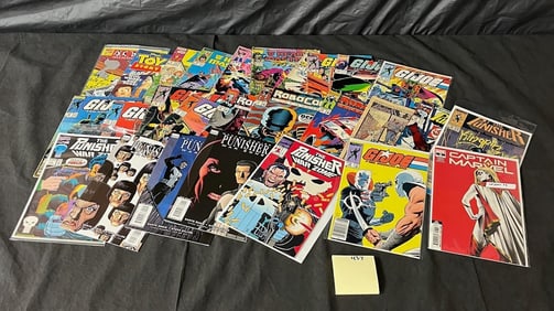 Mix of Marvel Comics w/ GI Joe, Punisher