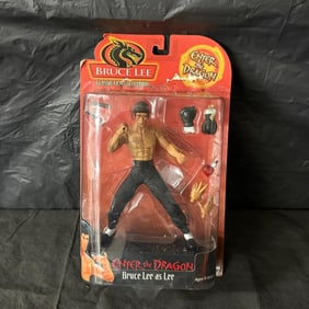 2000 Bruce Lee Enter the Dragon Action Fig NIB