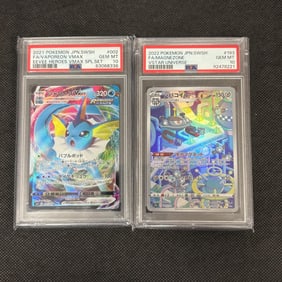 PSA 10 Japanese Pokemon Cards, Vaporeon +