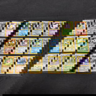 Complete Unlimited Base Set Pokemon Card Binder: Complete Set of Vintage Unlimited Pokemon Base Set. Includes Charizard, Blastoise, Venusaur. 1-102. Nidoking Holo has a rare