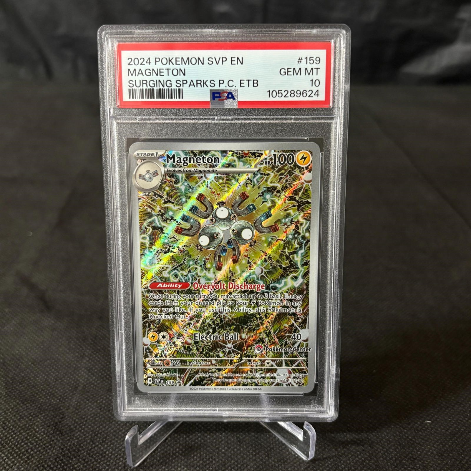 PSA 10 Magneton Pokemon Center Stamp Promo (1 of 2)
