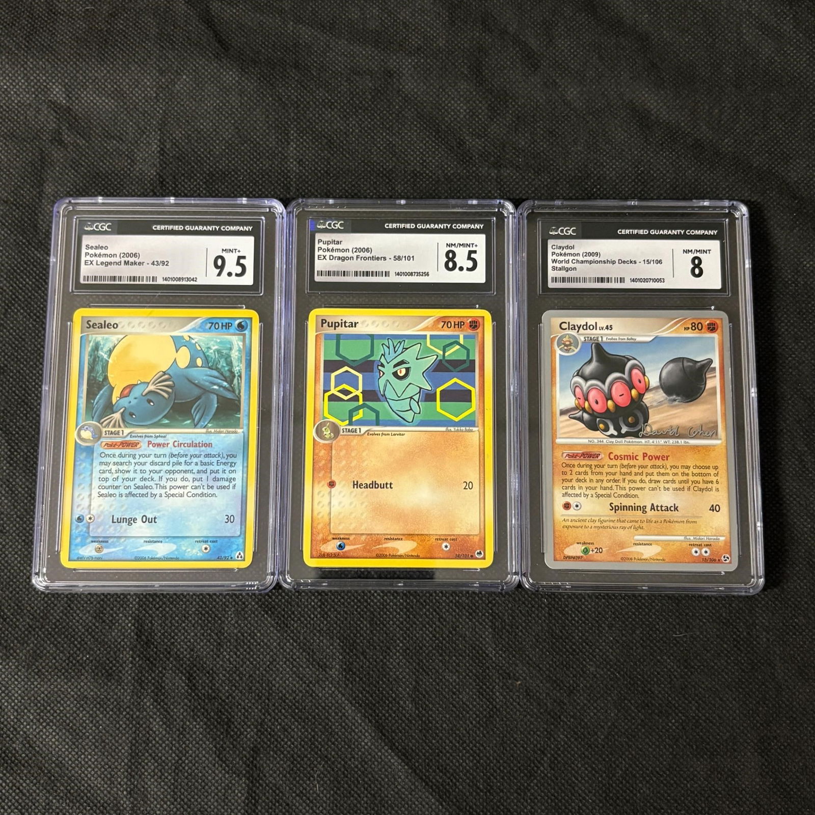 CGC Graded Older Pokemon Cards, Sealeo (1 of 2)