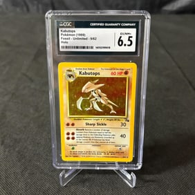 CGC 6.5 Kabutops Holo, Fossil Set