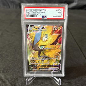 PSA 9 Zeraora VMAX Galarian Gallery