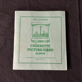 Antique Tobacco Picture Card Album