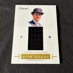 Pierre Wertheimer Jumbo Dual Gem Relic Card